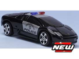 Lamborghini  - Murcielago black/white - 1:64 - Maisto - 15044-23125 - mai15044-23125 | Toms Modelautos