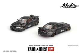 Nissan  - Skyline GT-R 1995 black/carbon - 1:64 - Mini GT - KHMG116 - MGTKHMG116 | Tom's Modelauto's