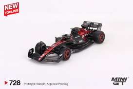 Alfa Romeo  - F1 C43 2023 red/black - 1:64 - Mini GT - 00728-L - MGT00728L | Tom's Modelauto's