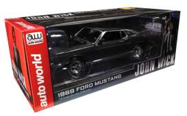 Ford  - Mustang 1969 grey - 1:18 - Auto World - SS145 - AWSS145 | Toms Modelautos