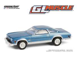 Chevrolet  - Chevelle SS 454 1973 blue/silver - 1:64 - GreenLight - 13360D - gl13360D | Toms Modelautos