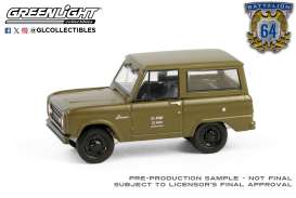 Ford  - Bronco 1966  - 1:64 - GreenLight - 61050D - gl61050D | Toms Modelautos