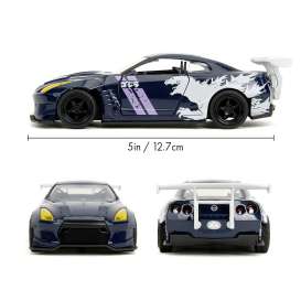 Nissan  - GTR R35 2009 black/white - 1:32 - Jada Toys - 35295 - jada253252054 | Toms Modelautos