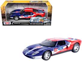 Ford  - GT blue/red/white - 1:24 - Motor Max - 73799 - mmax73799 | Toms Modelautos