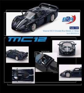 Maserati  - MC12 2008 blue - 1:64 - BBR - BBRDIE6416 - BBRDIE6416 | Toms Modelautos