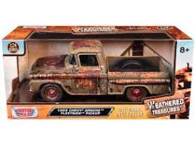 Chevrolet  - Apache Fleetside 1958 brown - 1:24 - Motor Max - 79072 - mmax79072 | Toms Modelautos