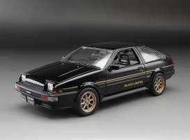 Toyota  - Sprinter Trueno GT Apex AE86 1986 black/gold - 1:24 - SunStar - 51005 - sun51005 | Toms Modelautos