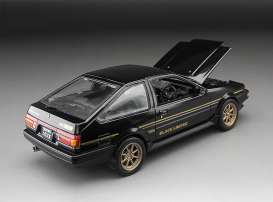 Toyota  - Sprinter Trueno GT Apex AE86 1986 black/gold - 1:24 - SunStar - 51005 - sun51005 | Toms Modelautos