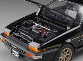 Toyota  - Sprinter Trueno GT Apex AE86 1986 black/gold - 1:24 - SunStar - 51005 - sun51005 | Toms Modelautos