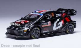 Toyota  - GR Yaris 2024 black/white/red - 1:43 - IXO Models - ram912 - ixram912 | Toms Modelautos