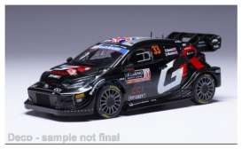 Toyota  - GR Yaris 2024 black/white/red - 1:43 - IXO Models - ram913 - ixram913 | Toms Modelautos