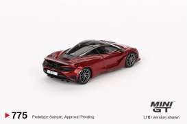 McLaren  - 750S 2023 dark red - 1:64 - Mini GT - 00775-L - MGT00775lhd | Toms Modelautos