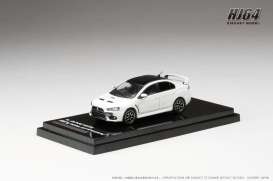 Mitsubishi  - Lancer Evolution X white - 1:64 - Hobby Japan - HJ642053CWP - HJ642053CWP | Toms Modelautos