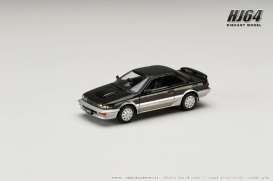 Toyota  - Corolla Levin black-grey - 1:64 - Hobby Japan - HJ643059ZST - HJ643059ZST | Toms Modelautos