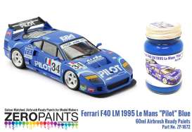 Zero Paints Paint - blue - Zero Paints - ZP1672 | Toms Modelautos