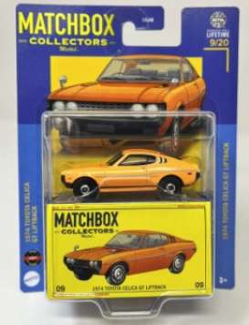 Toyota  - Celica GT Liftback orange - 1:64 - Matchbox - HVW16 - MBHVW16 | Toms Modelautos