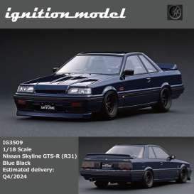 Nissan  - Skyline GTS-R blue-black - 1:18 - Ignition - IG3509 - IG3509 | Toms Modelautos