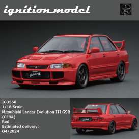 Mitsubishi  - Lancer Evolution III GSR red - 1:18 - Ignition - IG3550 - IG3550 | Toms Modelautos