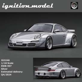 Porsche  - RWB 997 silver - 1:18 - Ignition - IG3246 - IG3246 | Toms Modelautos