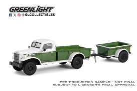 Dodge  - Power Wagon 1950 green/white - 1:64 - GreenLight - 32320A - gl32320A | Toms Modelautos