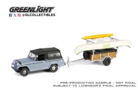 Jeep  - Jeepster Commando SC-1 1968 grey - 1:64 - GreenLight - 32320B - gl32320B | Toms Modelautos