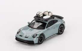 Porsche  - 911 2024 green metallic - 1:64 - Mini GT - 00780-R - MGT00780rhd | Toms Modelautos