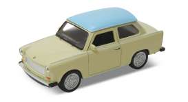 Trabant  - 601 cream - 1:34 - Welly - 43654S-W - welly43654Scr | Toms Modelautos