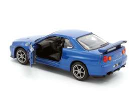 Nissan  - GTR R34 blue - 1:36 - Tayumo - 36115211 - tay36115211 | Toms Modelautos