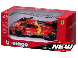 Ferrari  - 499P 2023 red/yellow/black - 1:43 - Bburago - 36322-499 - bura36322-499 | Toms Modelautos