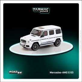 Mercedes Benz  - AMG G63 white - 1:64 - Tarmac - T64R-040-WH - TC-T64R-040-WH | Toms Modelautos