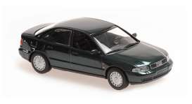 Audi  - A4 1995 green - 1:43 - Maxichamps - 940015001 - mc940015001 | Toms Modelautos