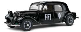 Citroen  - Traction FFI 1944 black - 1:18 - Solido - 1800908 - soli1800908 | Toms Modelautos