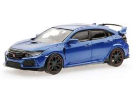 Honda  - Civic Type R 2015 blue - 1:43 - Maisto - 16915B - mai16915B | Toms Modelautos