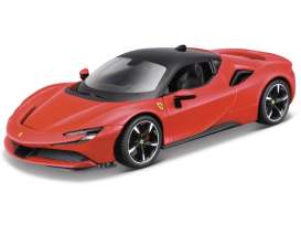 Ferrari  - SF90 2020 red - 1:24 - Maisto - 39137 - mai39137 | Toms Modelautos