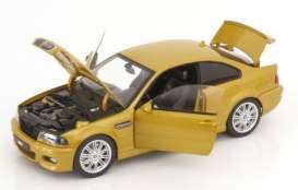 BMW  - M3 E46 2000 yellow metallic - 1:18 - Norev - 183000 - nor183000 | Toms Modelautos
