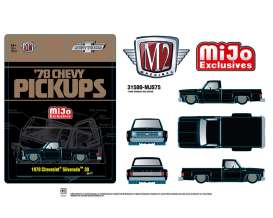 Chevrolet  - Silverado 1978 black - 1:64 - M2 Machines - 31500-MJS75 - M2-31500MJS75 | Toms Modelautos