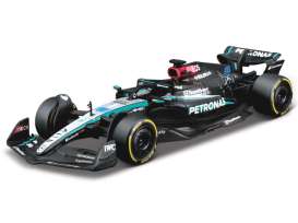 Mercedes Benz Petronas - W15 2024 turquoise/silver/black - 1:43 - Bburago - 38208R - bura38208R | Toms Modelautos