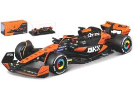 McLaren  - MCL38 2024 orange/black - 1:43 - Bburago - 38215P - bura38215P | Toms Modelautos