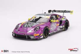 Porsche  - 911 GT3 2023 purple - 1:18 - Top Speed - TS0551 - TS0551 | Toms Modelautos