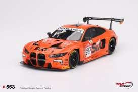 BMW  - M4 GT3 2023 orange - 1:18 - Top Speed - TS0553 - TS0553 | Toms Modelautos