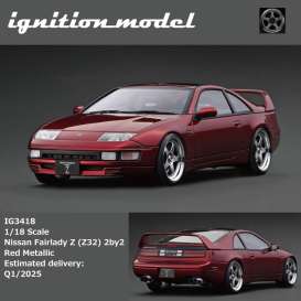 Nissan  - Fairlady Z red - 1:18 - Ignition - IG3418 - IG3418 | Tom's Modelauto's