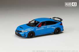 Honda  - Civic blue - 1:43 - Hobby Japan - HJD431002BL - HJD431002BL | Toms Modelautos