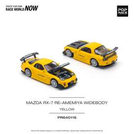 Mazda  - RX-7 yellow - 1:64 - Pop Race Limited - PR640116 - PR640116 | Toms Modelautos