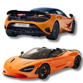 McLaren  - 750S 2024 orange - 1:18 - GT Spirit - GT488 - GT488 | Toms Modelautos