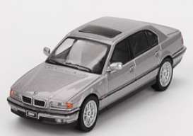 BMW  - E38 2000 silver - 1:64 - Mini GT - 00792-L - MGT00792lhd | Toms Modelautos