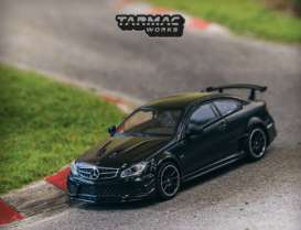 Mercedes Benz  - C 63 AMG Coupe black - 1:64 - Tarmac - T64G-009-MB - TC-T64G-009-MB | Toms Modelautos