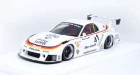 Mazda  - RX7 white/orange - 1:18 - Inno Models - in18R-LBWKRX7-02 - in18R-LBWKRX7-02 | Toms Modelautos