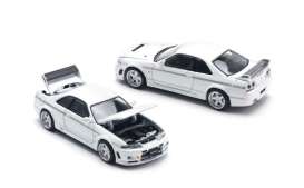 Nissan  - Skyline GT-R Nismo 400R white - 1:64 - Pop Race Limited - PR640052 - PR640052 | Toms Modelautos