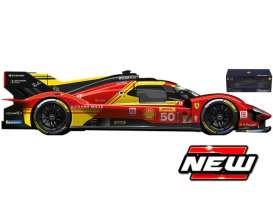 Ferrari  - 499P 2024 red/yellow/black - 1:18 - Bburago - 18-36312 - bura16312 | Toms Modelautos