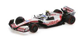 Haas  - VF-22 2022 white/red - 1:43 - Minichamps - 417222147 - mc417222147 | Toms Modelautos